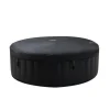 Piscina jacuzzi, gonflabila, rotunda, cu pompa si filtru, prelata acoperire, negru si albastru, 930 L, 6 persoane, 204x70 cm, MSpa