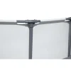 Piscina structura metalica, rotunda, cu filtru, pompa, scara, prelata acoperire, gri, 427x107 cm, Bestway Steel Pro