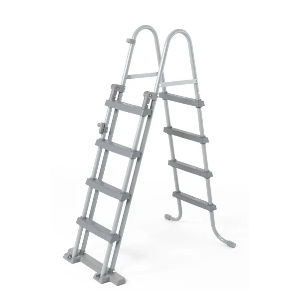 Piscina structura metalica, rotunda, cu filtru, pompa, scara, prelata acoperire, gri, 427x107 cm, Bestway Steel Pro
