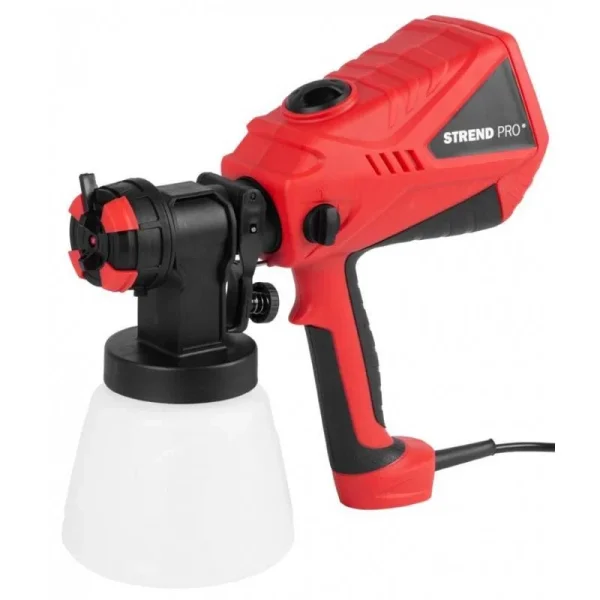Pistol de vopsit electric, vas inferior 1000 ml, 600 W, 4 duze 1.5-2.6 mm, Strend Pro 
