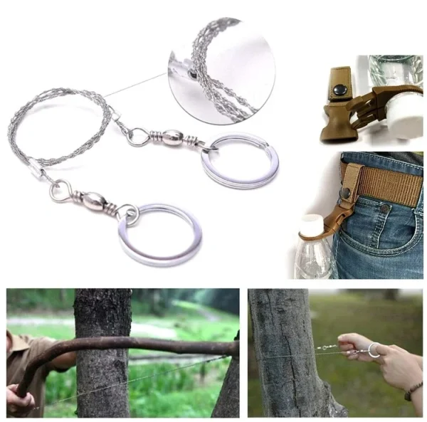 Kit complet de supravieturire 18-in-1 piese pentru camping, calatorii, offroad, ATV, SSV