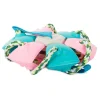 Jucarie pentru caine, tip frisbee/minge, Verk Group, plastic, roz si albastru