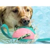 Jucarie pentru caine, tip frisbee/minge, Verk Group, plastic, roz si albastru