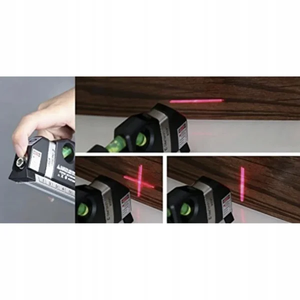 Nivela (boloboc), 3 bule, orizontal, vertical, unghi drept, 45 grade, cu laser, LR 44, 250 cm, Bigstren