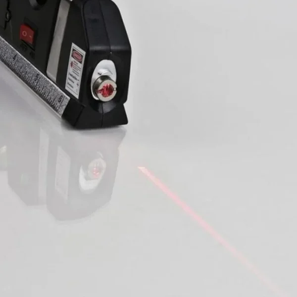 Nivela (boloboc), 3 bule, orizontal, vertical, unghi drept, 45 grade, cu laser, LR 44, 250 cm, Bigstren