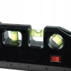Nivela (boloboc), 3 bule, orizontal, vertical, unghi drept, 45 grade, cu laser, LR 44, 250 cm, Bigstren