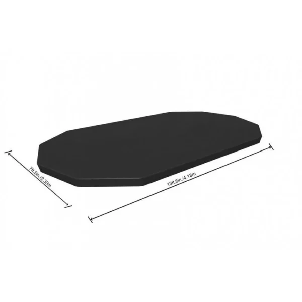 Prelata acoperire piscina, PVC, neagra, 418x230 cm, Bestway Flowclear