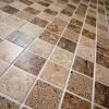 Panou decorativ, PVC, model mozaic, nuante maro murdar, 96x48.5cm