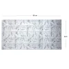 Panou decorativ, PVC, model flori de camp, gri, 96x48.5 cm