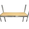 Raft depozitare, metalic, 5 polite, 120 kg, 90x30x180 cm, Breckner Germany