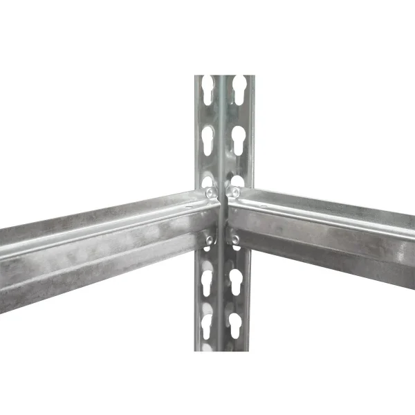 Raft depozitare, metalic, 5 polite, 120 kg, 90x30x180 cm, Breckner Germany