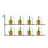 Sistem irigatii cu pulverizare, 10 aspersoare, 71 piese, 10 m, GardenLine