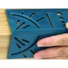 Sablon japonez pentru masurari tridimensionale, Verk Group, plastic, 7x15.5 cm, 6.5x20 cm
