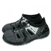 Sandale de lucru, SB, FO, SRA, Fly-knit, bombeu metalic, gri si negru, marimea 45, ART.MAS