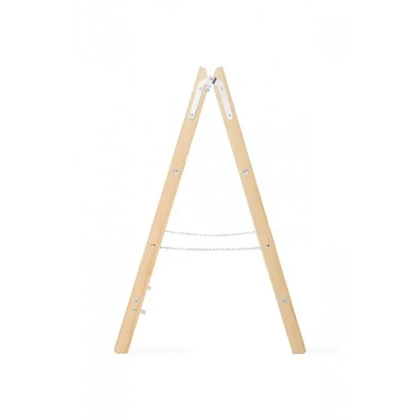 Scara lemn, 2 tronsoane, 4 trepte, carlig pentru galeata, max 150 kg, 1.32 m, Strend Pro