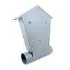 Cutie postala, Damech, cu loc pentru ziar, gri, format B5, 37x10.5x46 cm