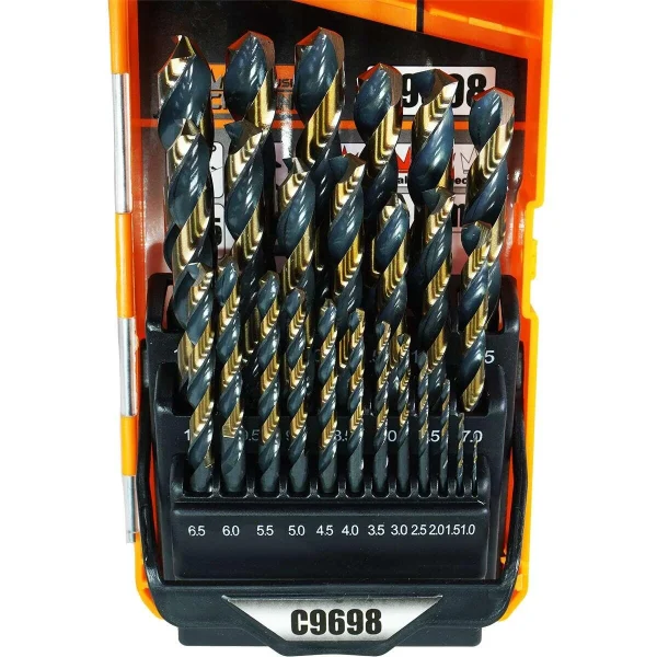 Set 25 burghie pentru metal, HSS, 1-13 mm, Richmann Exclusive