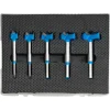 Set 5 freze pentru lemn, HSS, 15-35 mm, Richmann Exclusive