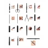 Set accesorii pentru ingrijirea fetei si a unghiilor, manichiura, pedichiura, Soulima, cu unghere, pile, foarfeca, 15 piese