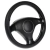 Set Auto Essential AVEX – 5 piese, Covorase Universale Mocheta + Husa Volan Piele Ecologica Perforata, Negru