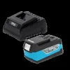 Capsator 18V Li-ion 2 in 1 capse si cuie, SAS+ALL cu acumulator 4Ah si incarcator inclus, tapiterie, tamplarie, mobilier si fixare folii de izolare, Dedra