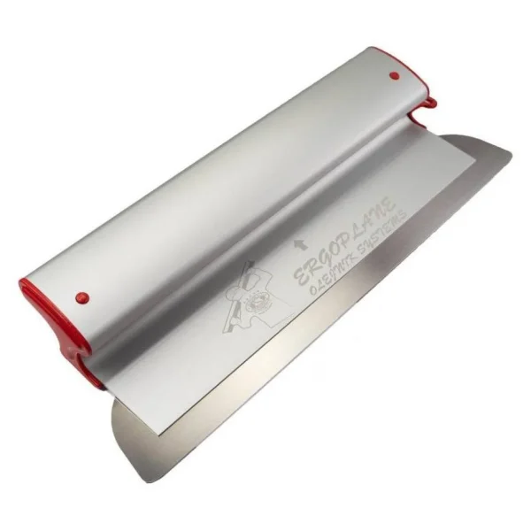 Set gletiera profesionala, aluminiu, lama inox, 100 cm x 0.3 mm, suport, maner prelungitor 1.2-2.2 m, Ergoplane