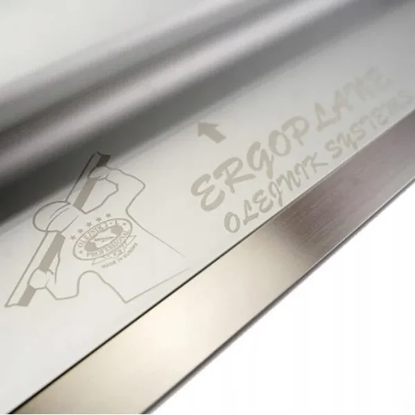 Set gletiera profesionala, aluminiu, lama inox, 100 cm x 0.3 mm, suport, maner prelungitor 1.2-2.2 m, Ergoplane