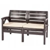 Set mobilier gradina/terasa, maro, 1 masa, 2 scaune, 1 banca, Santana