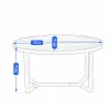 Set mobilier gradina/terasa, negru si natur, 1 masa, 2 scaune, 1 canapea, Imala