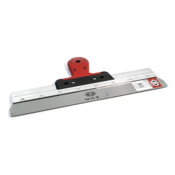 Spaclu inox fatade, 38x6 cm x 0.5 mm, maner soft, Popular, Olejnik
