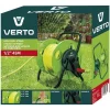 Tambur, rola, pentru furtun gradina, 1/2"-45 m, 3/4"-15 m, Verto 