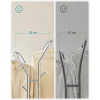 Suport mobil cu roti pentru haine, Artool, cu raft incaltaminte, otel, argintiu, max 100 kg, 103.5x52.5x155 cm