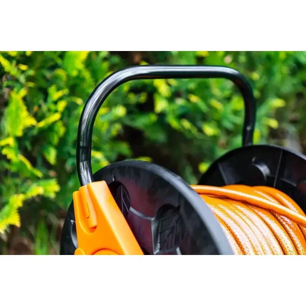 Tambur, rola, pentru furtun gradina, plastic, 1/2"-60 m, 3/4"-20 m, NEO