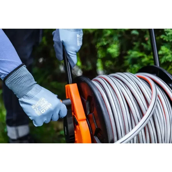 Tambur, rola, pentru furtun gradina, plastic, 1/2"-60 m, 3/4"-20 m, NEO