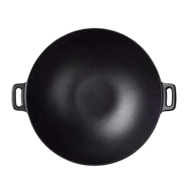 Vas de fonta tip Wok, 50x15.5 cm, Perfect Home
