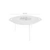 Disc pentru gratar, fonta, tip grill, cu picioare, 52 cm, Mixt Barbeque 