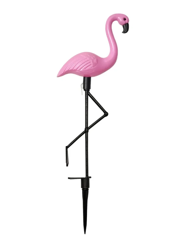Set 3 x Lampa Solara estetica exterioara de gradina model "Flamingo"
