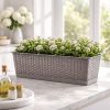 Set 4 jardiniere decorative, cafeniu, 68.5×17.3×15 cm, Ratolla Case P