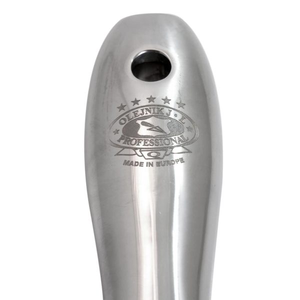 Spaclu inox monobloc, maner metalic, 15 cm, Olejnik