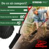 Harlet, cazma, ingust, cu varf zimtat, coada fibra de sticla, 40x14x126 cm, Strend Pro Premium RedShark