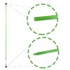 Set 20 suporti/araci pentru plante, legume, fibra de sticla, 180×0.8 cm, Artool