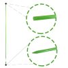 Set 20 suporti/araci pentru plante, legume, fibra de sticla, 100x.0.7 cm, Artool