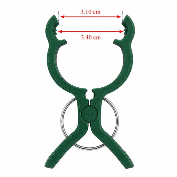 Clema de prindere pentru plante, 75 mm, pentru araci de 8.2-20 mm, set 12 buc, PlantClip