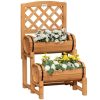 Jardiniera decorativa cu suport pentru plante cataratoare