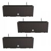 Set 3 jardiniere cu suport metalic