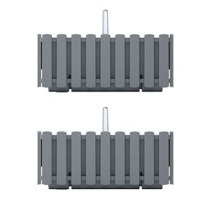 Set 2 jardiniere decorative cu suport metalic