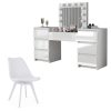 Set masa de toaleta/machiaj Antonia + scaun Mark