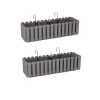 Set 2 Jardiniere decorative cu suport metalic