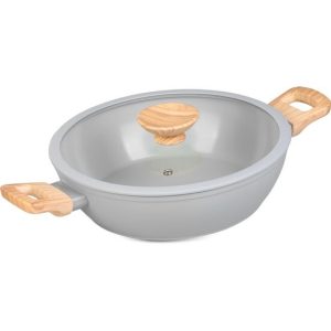 Cratita ceramica cu capac de sticla