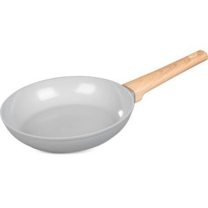 Tigaie ceramica cu maner lemn